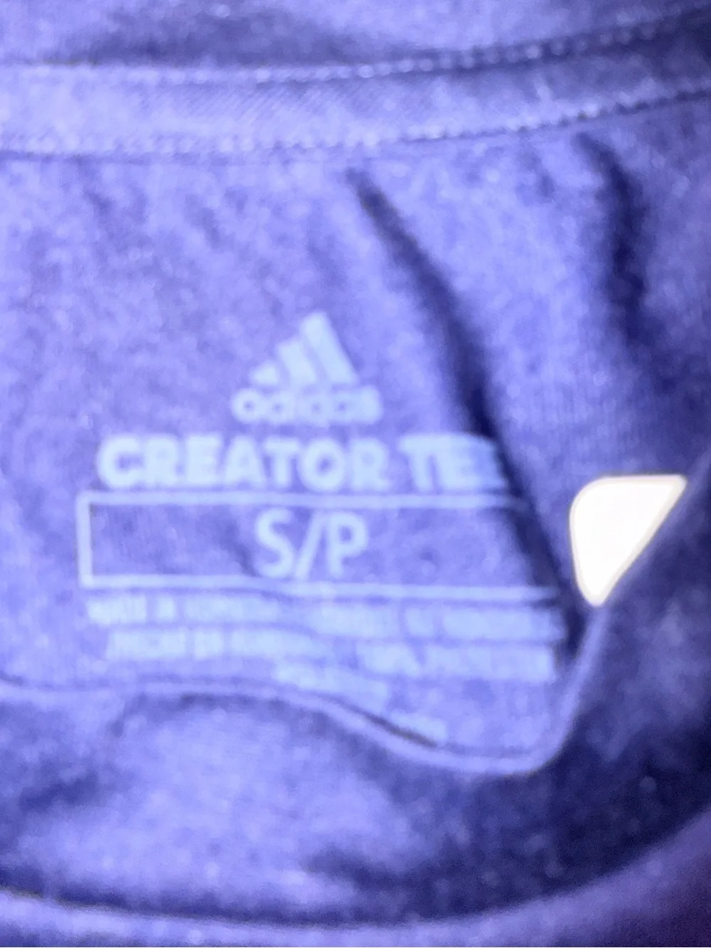 Adidas Creator Tee - Long Sleeve Logo Performance Shirt - Small